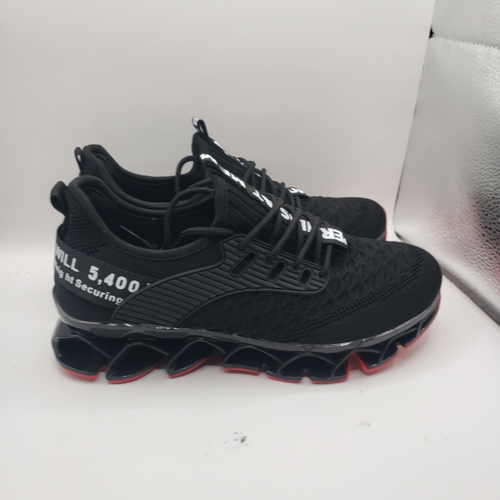 Women's Size 8 - Chopben Running Shoes Blade Non Slip Fashion Sneakers Black